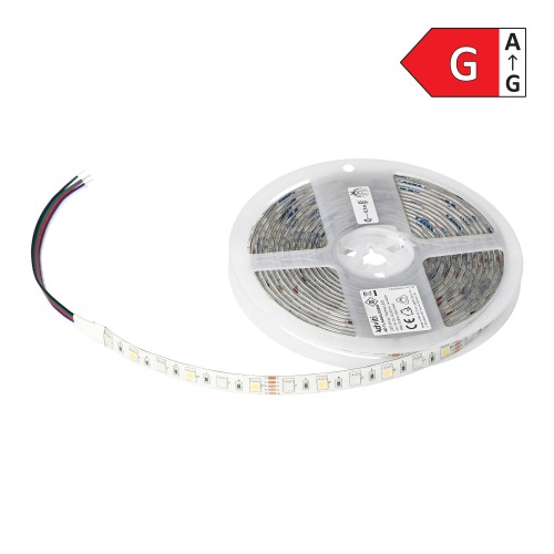 Taśma LED 12V Samsung chipset 5050 60L/m 14,4W/m IP65 RGBW 5m AD-TL-6494LRGBW ADVITI