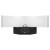 PILEA LED 9W, lampa ogrodowa z czujnikiem PIR, 700lm, IP54, 4000K, czarna AD-OP-6572BLPMR4 ADVITI Kinkiet