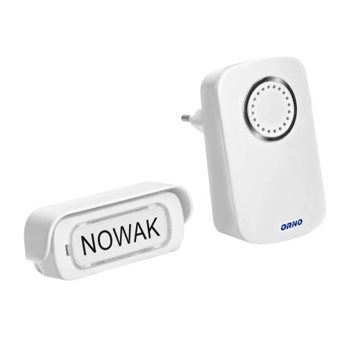 ERATO AC, dzwonek bezprzewodowy, sieciowy, learning system, 32 dźwięki, 100m OR-DB-AX-151 ORNO Home