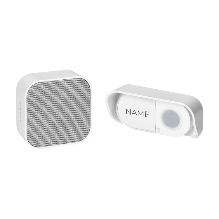 ATEL AC, dzwonek bezprzewodowy sieciowy, learning system, 38 dźwięków,  150m, biały OR-DB-KA-170/W ORNO Home