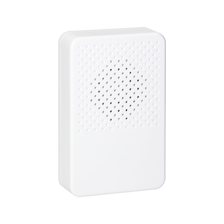 LARK MAXI AC, dzwonek przewodowy elektroniczny jednotonowy, 230V, śnieżnobiały OR-DP-MR-161/PW ORNO Home