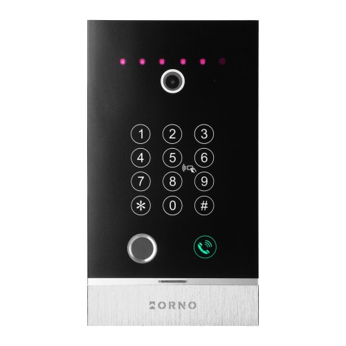 Wideo kaseta jednorodzinna, kolor, Full HD, z szyfratorem, czytnikiem RFID 125kHz, czytnikiem linii papilarnych, montaż podtynkowy, do rozbudowy zestawu GUARDO OR-VID-MO-1076KV/F ORNO Home