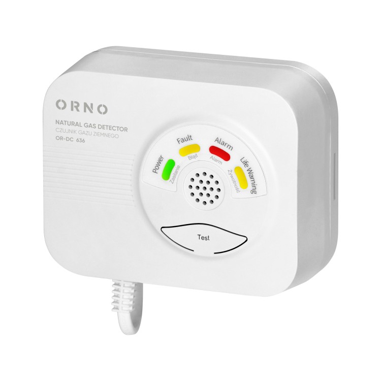Czujnik gazu ziemnego 230V AC OR-DC-636 ORNO Home