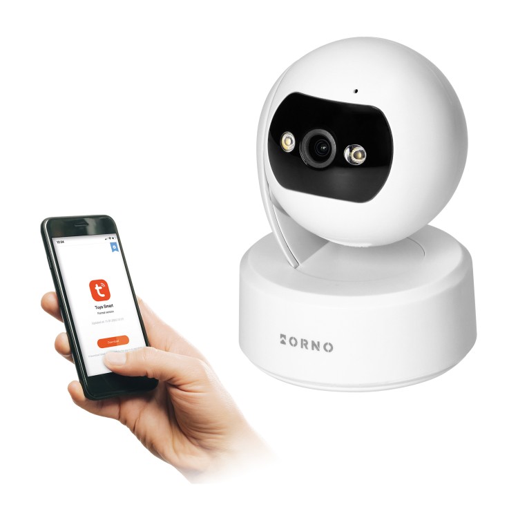 Kamera wewnętrzna obrotowa, 4MP, Wi-Fi, pamięć, detekcja ruchu, funkcja śledzenia, two-way talk, doświetlenie nocne OR-MT-BT-1813 ORNO Home