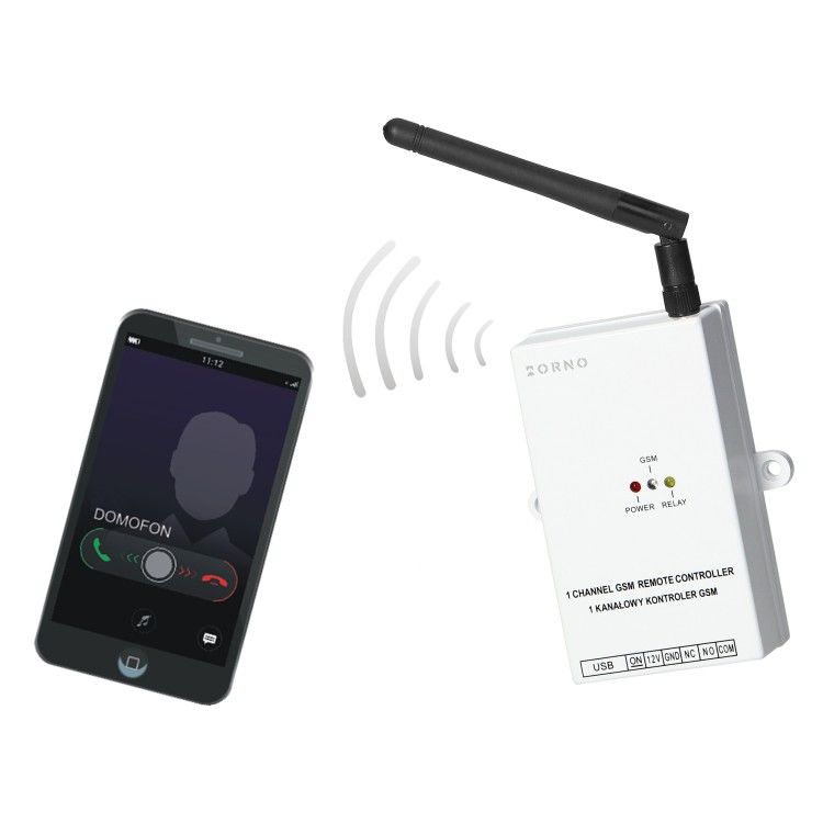 Kontroler GSM do sterowania bramą, z wejsciem USB, 4G OR-GB-458 ORNO Home