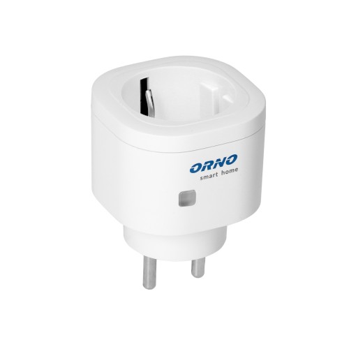 Gniazdo centralne sterowane bezprzewodowo Wi-Fi, z nadajnikiem radiowym, ORNO Smart Home, Schuko OR-SH-1731(GS) ORNO Home