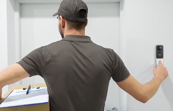 Zestaw wideodomofonowy komplet WelcomeEye Link 531134 Philips SMART wideodomofon dzwonek bezprzewodowy z WiFi bezsłuchawkowy na baterię wielokrotnego ładowania sterowanie furtką Inteligentny sterowany telefonem lub głosem Google Home Alexa Czarno-srebrny