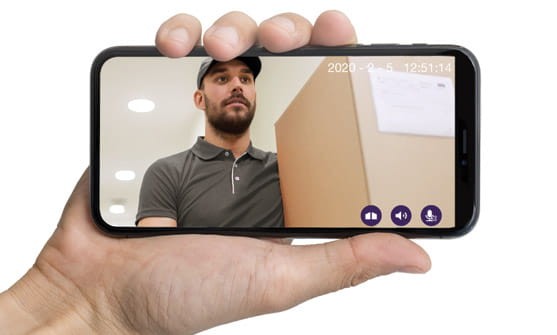Zestaw wideodomofonowy komplet WelcomeEye Link 531134 Philips SMART wideodomofon dzwonek bezprzewodowy z WiFi bezsłuchawkowy na baterię wielokrotnego ładowania sterowanie furtką Inteligentny sterowany telefonem lub głosem Google Home Alexa Czarno-srebrny