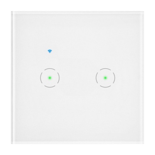 Włącznik podtynkowy podwójny Wi-Fi Tuya Smart Home, biały OR-SH-17201/W ORNO Home