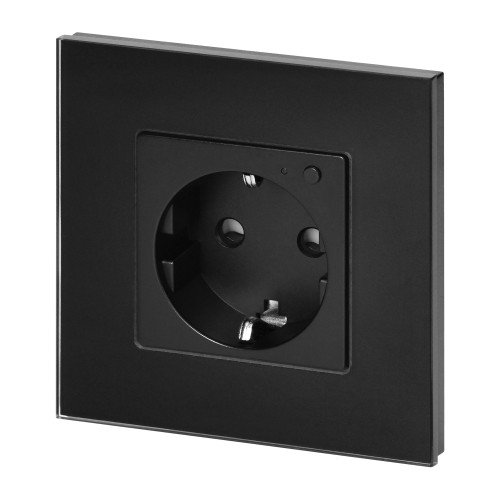 Gniazdo pojedyncze Tuya Smart Wi-Fi, Schuko, czarne OR-SH-17205(GS)/B ORNO Home
