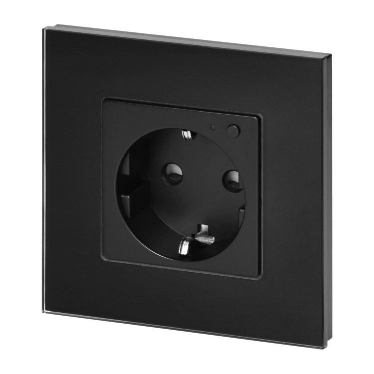 Gniazdo pojedyncze Tuya Smart Wi-Fi, Schuko, czarne OR-SH-17205(GS)/B ORNO Home