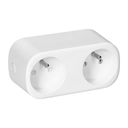 Rozgałęźnik bezprzewodowy podwójny Tuya Smart Wi-Fi, biały OR-SH-17510/W ORNO Home