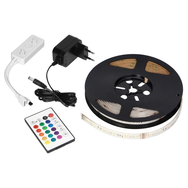 Taśma LED IP65 RGB+WW+CW 5 m + zasilacz i kontroler, Tuya Smart Wi-Fi OR-SH-17902 ORNO Home