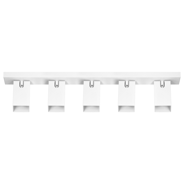 KUBAR SP 5, oprawa ścienno-sufitowa, GU10 max. 5x35W, IP20, biała AD-OP-6513WGU10 ADVITI
