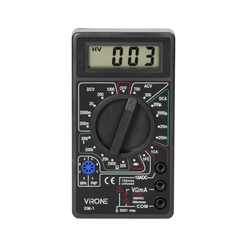 Miernik uniwersalny, multimetr DM-1 Virone