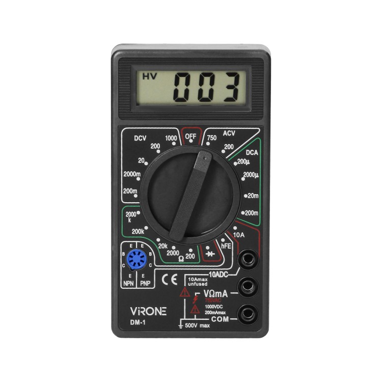 Miernik uniwersalny, multimetr DM-1 Virone
