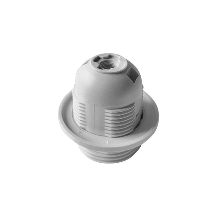 Oprawka termoplastyczna E27 z kołnierzem, biała LH/E27-2/W Virone