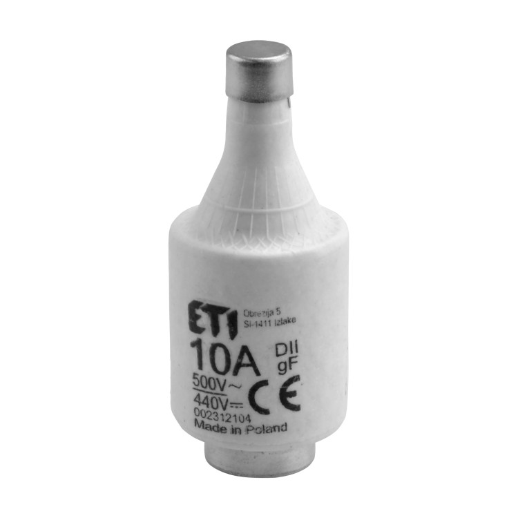 Wkładka topikowa DII gF 500V/10A 2 szt. FLI-01(DII)/10/2 Virone