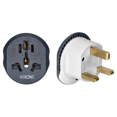 Adapter podróżny - Go to UK, 230V/13A. uniwersalne gniazdo, wtyczka brytyjska (typ G) TA-7 Virone
