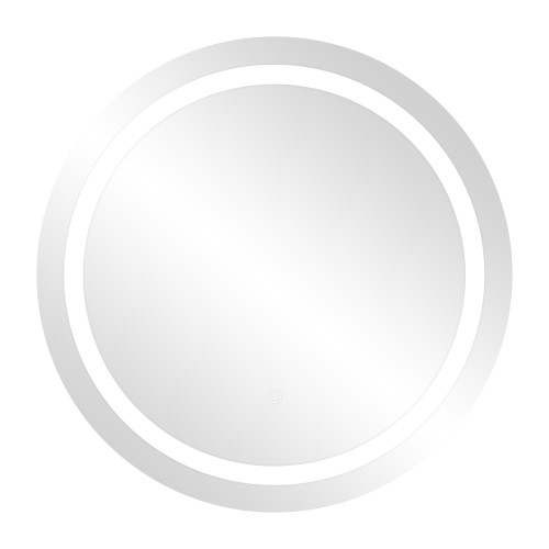 Lustro LED okrągłe fi 60 cm, z wbudowanym wyłącznikiem, z marginesem, 4000K ML-12/4 Virone