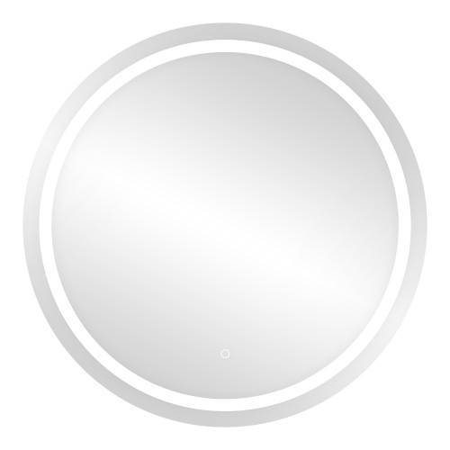 Lustro LED okrągłe fi 80 cm, z wbudowanym wyłącznikiem, z marginesem, 4000K ML-14/4 Virone