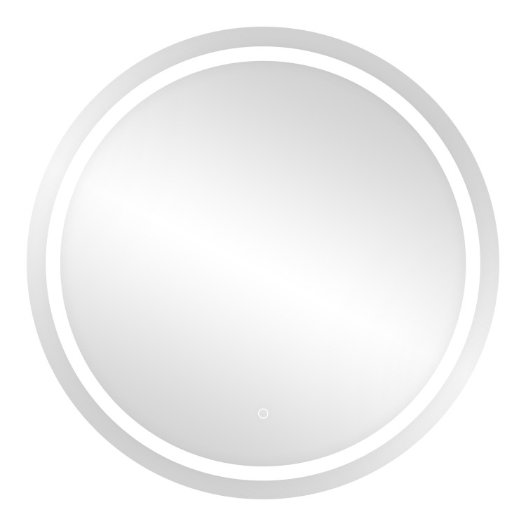 Lustro LED okrągłe fi 80 cm, z wbudowanym wyłącznikiem, z marginesem, 4000K ML-14/4 Virone