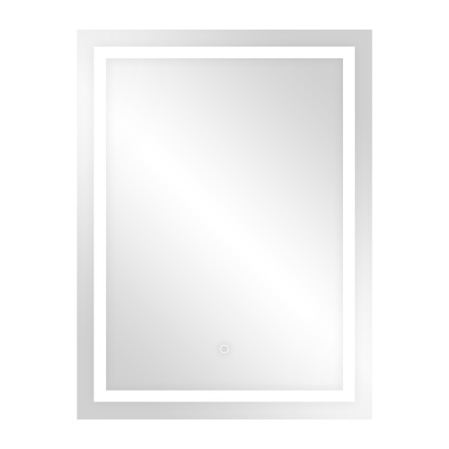 Lustro LED prostokątne 60x80 cm, montaż pion, z wbudowanym wyłącznikiem, z marginesem, 4000K ML-3/4 Virone