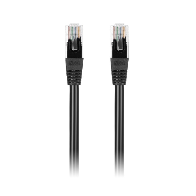Kabel sieciowy Patchcord UTP CAT.6 wtyk - wtyk 2m CZARNY LAN-2/B/2M Virone