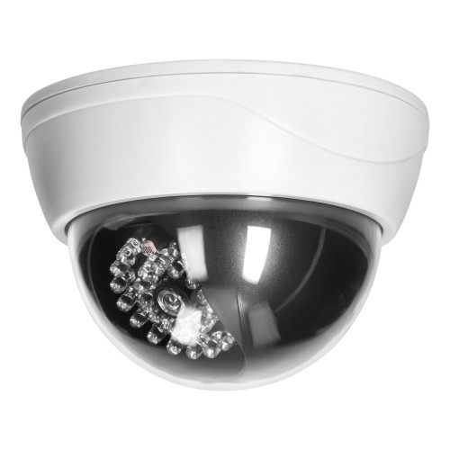 Atrapa kopułowej kamery monitorującej z podczerwienią CCTV, bateryjna CD-6 Virone