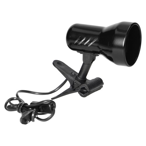 Dalla, lampa biurkowa z klipsem, 40W, E27, stal + tworzywo, czarna DL-10/B Virone