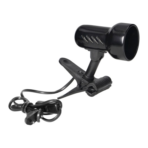 Kelly, lampa biurkowa z klipsem, 40W, E14, stal + tworzywo, czarna DL-9/B Virone