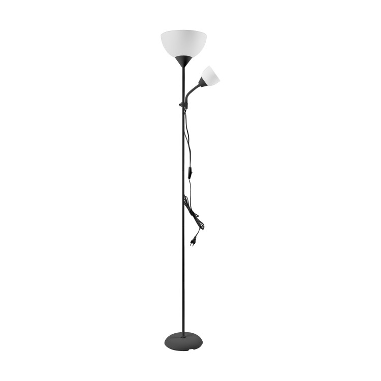 Lampa stojąca podłogowa URLAR, 175 cm, max 25W E27, max 25W E14, czarna LS-2/B Virone