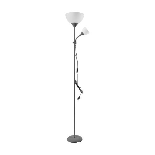 Lampa stojąca podłogowa URLAR, 175 cm, max 25W E27, max 25W E14, szara LS-2/G Virone