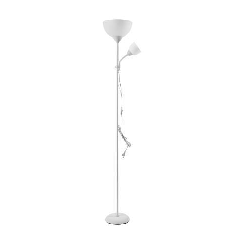 Lampa stojąca podłogowa URLAR, 175 cm, max 25W E27, max 25W E14, biała LS-2/W Virone