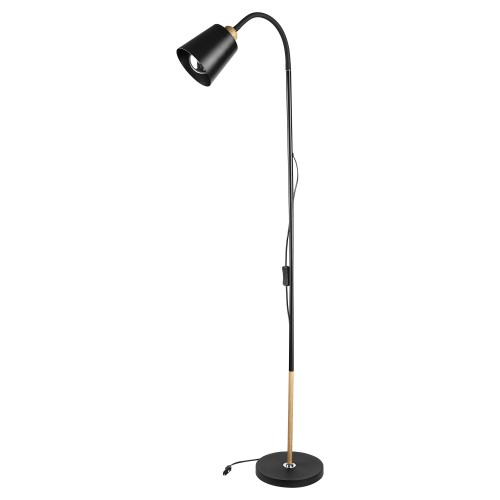 GRACE lampa podłogowa, E27, max. 30W, 154 cm, czarna LS-3/B Virone