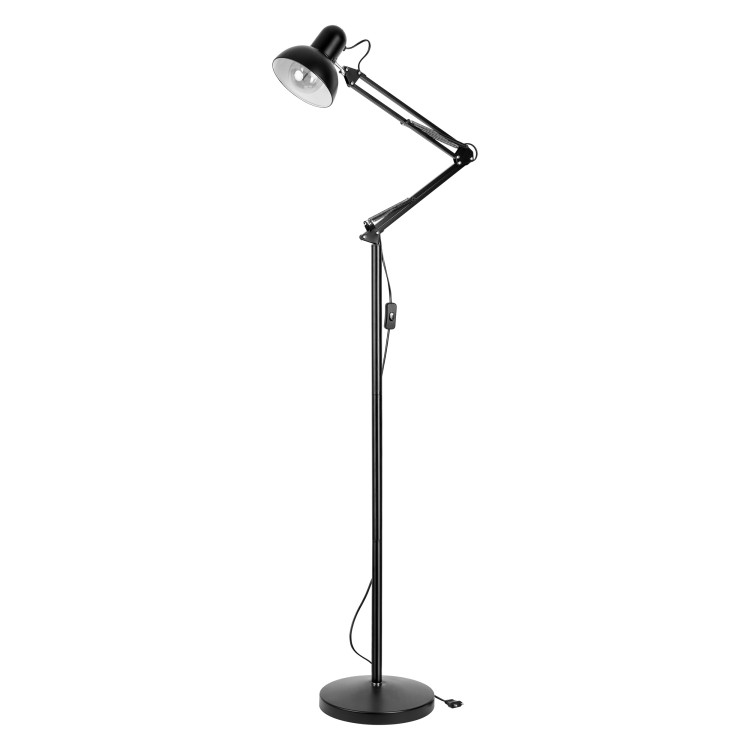 LUWES lampa podłogowa, E27, max. 30W, 185 cm, czarna LS-4/B Virone