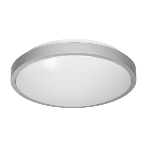 SELENE plafon, 2xE27, 2x60W, klosz matowy - polistyren, IP54, szary CL/2XE27-10/G Virone