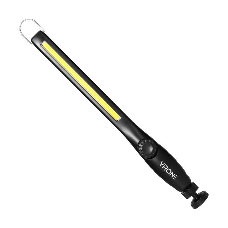 Latarka warsztatowa LED 10W, 400lm, 2000mah, fukcja ściemniania, magnes, zawiesie WL-1 Virone