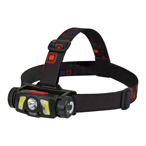 Latarka czołowa/światło rowerowe LED COB + XPG z akumulatorem Li-ion 1200 mAh, czujnik ruchu LT-14 Virone