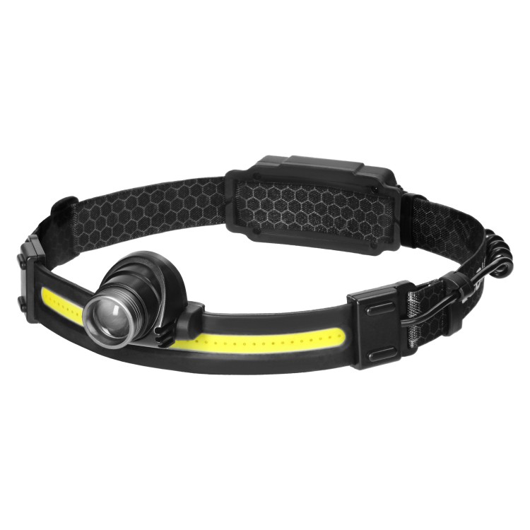 Latarka czołowa LED COB + CREE z akumulatorem 1200 mAh LT-9 Virone