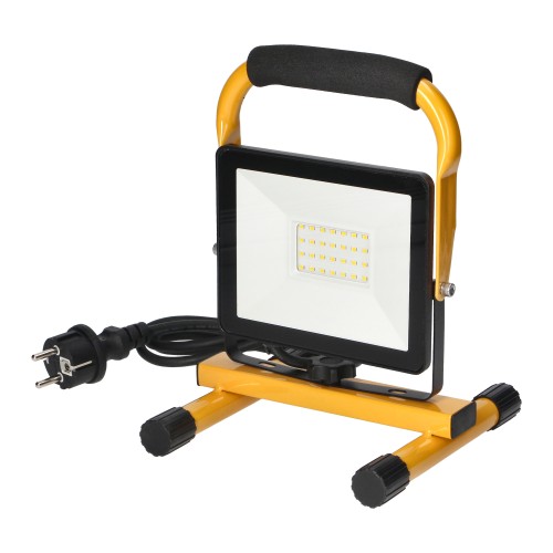 CAVO Przenośny naświetlacz LED 30W, na statywie, 2100 lm, IP44, 4000K, z przewodem 1,5m FLP-4 Virone