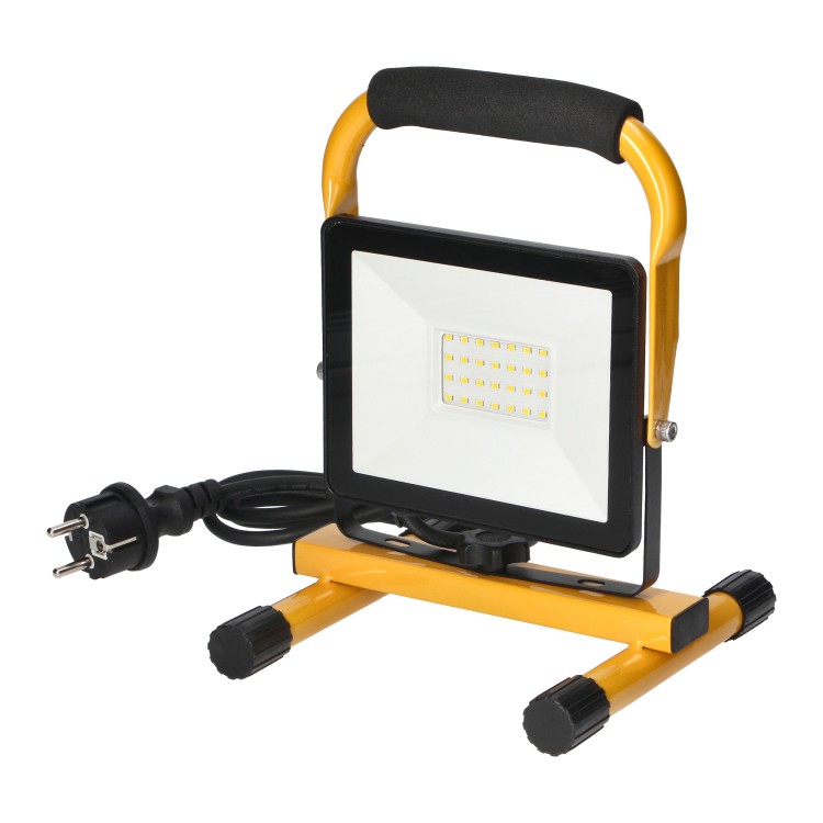 CAVO Przenośny naświetlacz LED 30W, na statywie, 2100 lm, IP44, 4000K, z przewodem 1,5m FLP-4 Virone