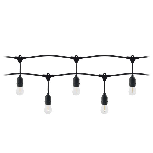 Girlanda oświetleniowa - 1 sznur 10 m (10 opraw) + 10 żarówek LED 1W E27, 3000K + 1 żarówka gratis LG-3/10M/E27/3 Virone