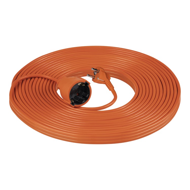 Przedłużacz ogrodowy jednogniazdowy Schuko, PVC 3x1,5mm², długość 15m GES-2(GS)/15M Virone