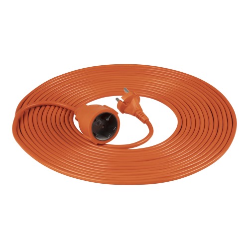 Przedłużacz PVC IP20 10m 1x2P, H03VV-F 2x1mm2 GES-3/10M Virone