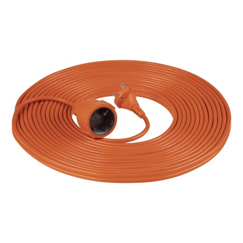 Przedłużacz PVC IP20 20m 1x2P, H03VV-F 2x1mm2 GES-3/20M Virone