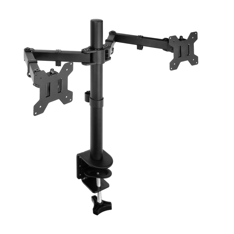 Biurkowy uchwyt do dwóch monitorów 13"-27″ MH-4 Virone podwójny wieszak monitora regulowany