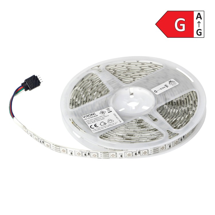 Taśma LED 12V 5050 60L/m 14,4W/m IP63 RGB 5m LD-13/5M/RGB Virone