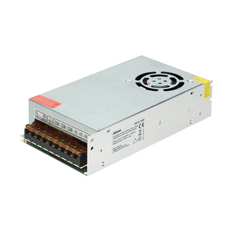 Zasilacz open frame 12VDC 300W OR-ZL-1638 ORNO