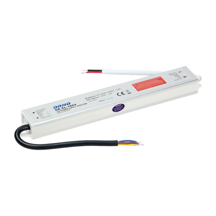 Zasilacz do LED 12VDC 30W, IP67 OR-ZL-1604 ORNO